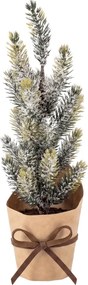 Díszes karácsonyi fa FROSTY TREE cserépben 22 cm