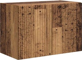 vidaXL TV Fali Szekrény Öreg fa 59,5 x 31 x 40 cm Faanyag