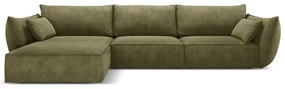 Zöld sarokkanapé (bal oldali) Vanda – Mazzini Sofas