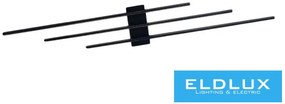 UNIVERSO Fali lĂĄmpa 23w 1840lm 4000k IP20 Fekete 720x110x50mm