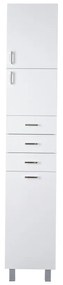 Viva STYLE fürdőszobai ÁLLÓSZEKRÉNY 192 magas szennyestartós - JOBBOS - 35 x 28 x 192 cm