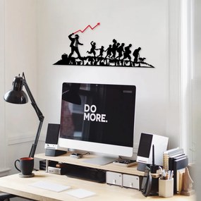 Banksy fém fali dekoráció, 30×70 cm – TR891TNL2293