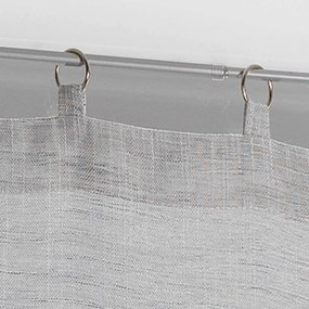 Világosszürke átlátszó függöny szett 2 db-os 60x90 cm Milza – douceur d'intérieur