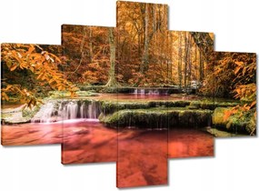 Vászonkép 100x70 Vízesés Kanchanaburiban