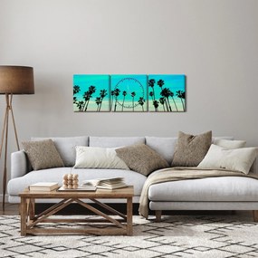 Kép - Kalifornia (órával) (90x30 cm)
