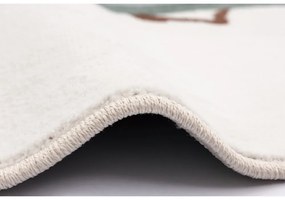 Mentazöld-elefántcsont színű gyerek szőnyeg ø120 cm Avocado Mint – FD