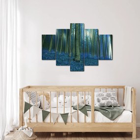 Kép - Kék erdő (150x105 cm)
