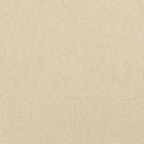 krémszínű szövet ágykeret Dover 140 x 200 cm