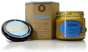 Dehn Al Oudh - Agarwood természetes illatú szója gyertya 200 g borostyánsárga üvegben
