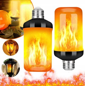 2 Db Led Lámpa Láng Effekt Láng Lámpa Kültéri Lámpa