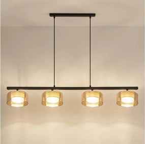 Brilagi - AURA LUX kábeles csillár 4xGX53/30W/230V fekete/arany