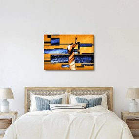 Egy absztrakt festmény képe (70x50 cm)