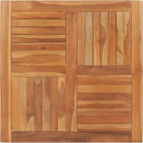 vidaXL tömör tíkfa asztallap 90 x 90 x 2,5 cm