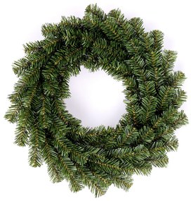 Mesterséges zöld koszorú, díszítetlen, átmérő 50cm
