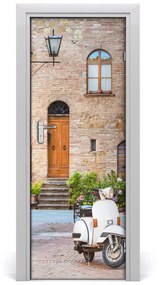 Fotótapéta ajtóra olasz utcákon 75x205 cm