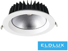 UNIVERSO LED süllyestett lámpa 40w 4350lm 4000K 90° IP20 Fehér D230x77mm Kivágás:D200mm 5év