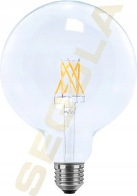 Segula 55685 Led gömblámpa 125 átlátszó E27 6,5 W (51 W) 650 Lm 2700 K