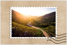 Poszterek 90x60 Út Erdő Hegyek