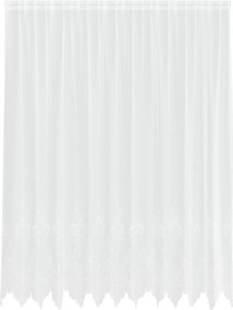 vidaXL Csipkés Függöny függönyökkel Fehér 200 x 300 cm Poliészter
