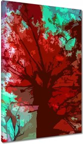 Festmények 80x120 Őszi absztrakt Fák