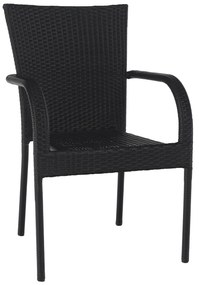 Kerti rakásolható szék, barna, LAKIA