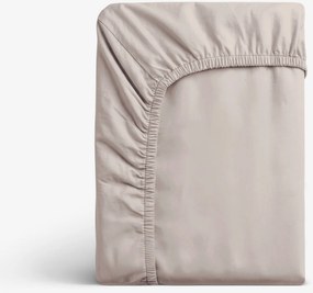 Goldea pamut gumis lepedő - szürkésbarna 90 x 200 cm