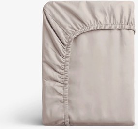 Goldea pamut gumis lepedő - szürkésbarna 90 x 200 cm