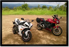 Poszterek 60x40-es keretben Yamaha R1 terepen