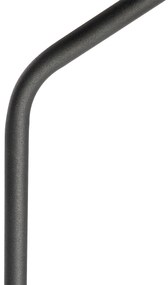 Modern állólámpa fekete arannyal, állítható - Morik