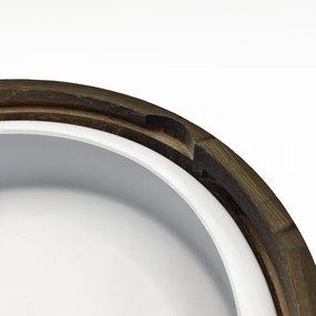 Fürdőszobai mennyezeti lámpa OAK SMOKY 2xE27/15W IP54, 27,5 cm, tölgy/barna