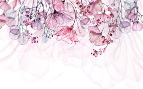 Fotótapéta Levelek Természet Akvarell 490x260 02 W