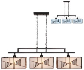 Prezent TIFFANY XV. 216 Függőlámpa 3x60W/E27 IP20