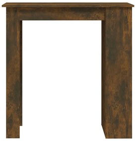 Füstös tölgy színű bárasztal tárolópolccal 102 x 50 x 103,5 cm