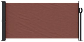 barna behúzható oldalsó napellenző 100 x 300 cm