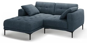 Sötétkék sarokkanapé (bal oldali-heverő résszel) Bemy – Micadoni