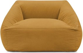 Sárga kordbársony babzsákfotel Lilibet – Bobochic Paris