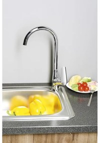Aqualine - LOTTA mosogató csaptelep, fényes króm kivitel