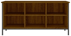 barna tölgyszínű szerelt fa cipőszekrény 100x35x50 cm