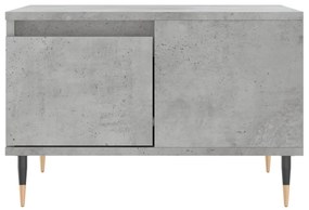 betonszürke szerelt fa dohányzóasztal 55x55x36,5 cm
