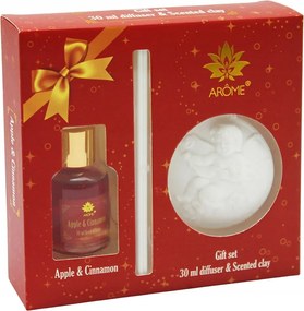 Arôme Alma és Fahéj illatú diffúzor és agyag 30 ml