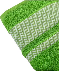 EMI Ates zöld pamut törölköző 50x90 cm