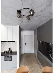 Mennyezeti lámpa SOPRA 3xE14/10W/230V fekete