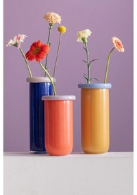 Narancssárga üveg váza (magasság 25 cm) Plegado – PT LIVING