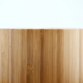 Natúr színű forgó bambusz fürdőszobai rendszerező kozmetikumokhoz Isalys – MSV