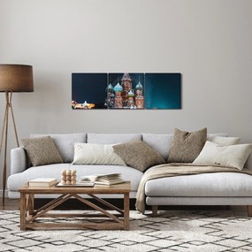 Szerkezet képe Oroszországban (órával) (90x30 cm)