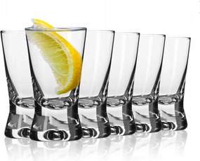 Krosno Basic 6 darabos pohár szett, röviditalos pohár készlet, 100 ml-es Poharak