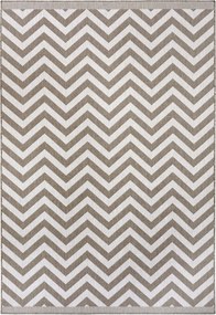 Teraszszőnyeg 120x170cm ,bézs-krém kétoldalas,lapos szövésű zsinóros