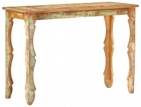 tömör újrahasznosított fa tálalóasztal 110 x 40 x 76 cm