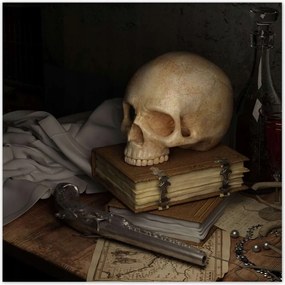 Poszterek 100x100 Koponya Halál Csontváz