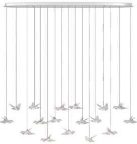 Eglo 390403 - LED Dimmelhető csillár zsinóron PARATEBUENO 17xLED/3W/230V króm